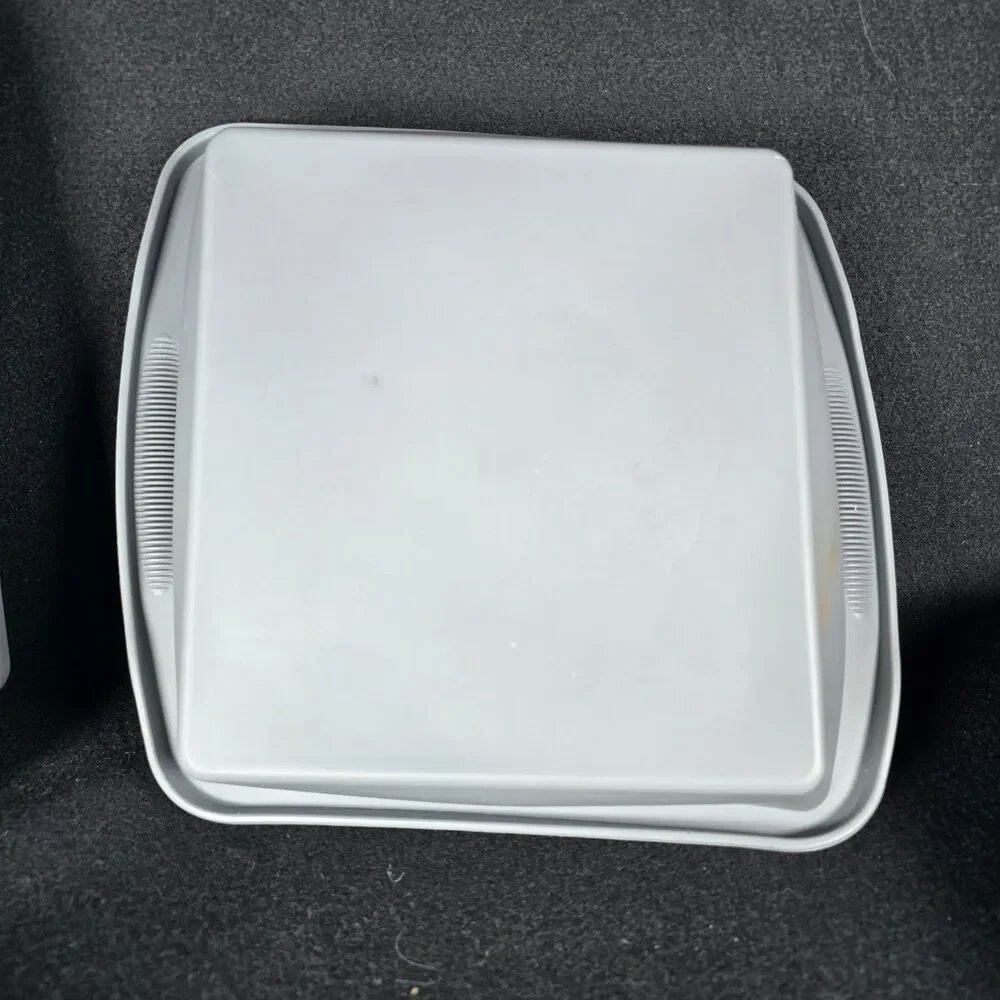 4 Piece Silicone Bakeware Set Round, Square Cake Loaf Pan Doughnut Molds